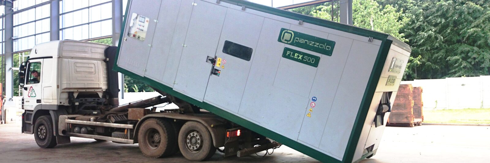 Mobilne strzępiarki PANIZZOLO serii FLEX